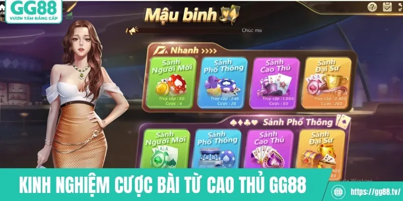 Kinh nghiệm cược bài hay từ cao thủ